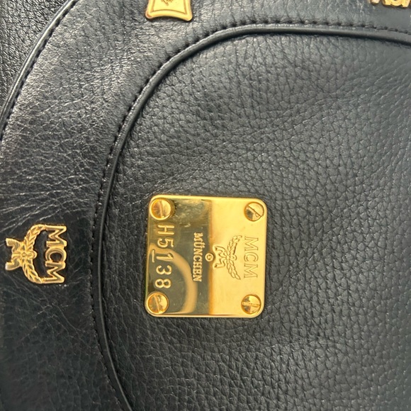 MCM Black leather backpack 🔥 - Picture 4 of 12